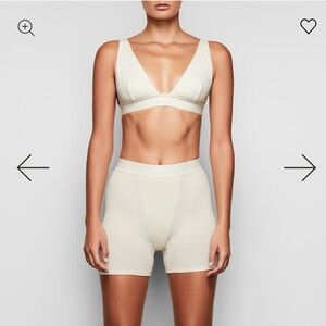 NEW Limited Edition Cotton Rib Boxer in Bone